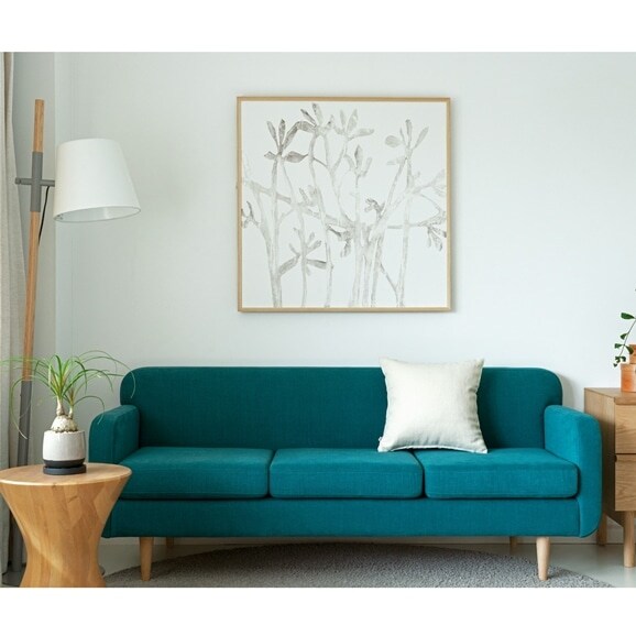 ［ＩＤＥＥ］カレイド　クッションカバー　４０ｃｍ角　コースト×リネンツイード