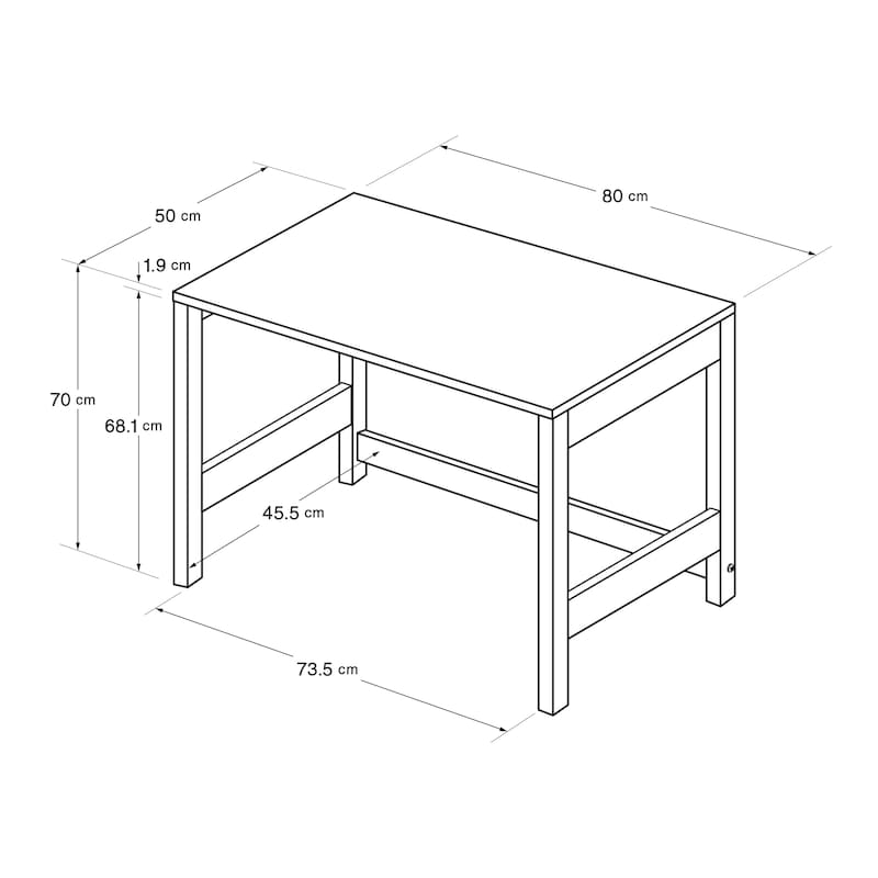 木製コンパクトデスク | 無印良品 