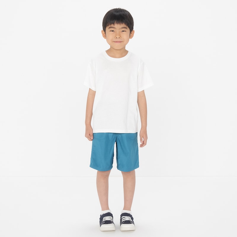 キッズ　クルーネック半袖Ｔシャツ　無地