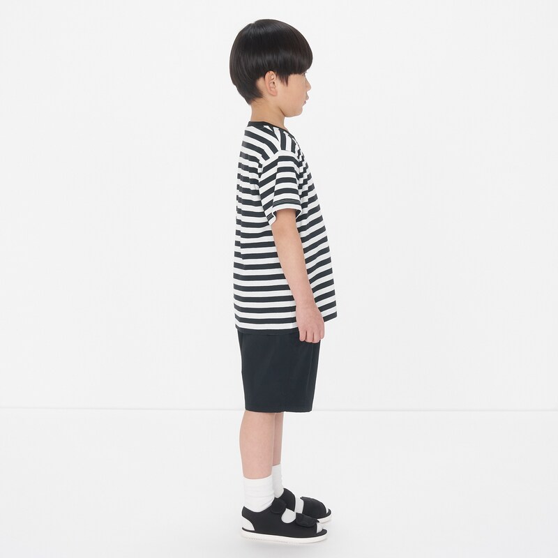 キッズ　クルーネック半袖Ｔシャツ　ボーダー