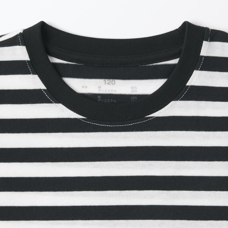 キッズ　クルーネック半袖Ｔシャツ　ボーダー