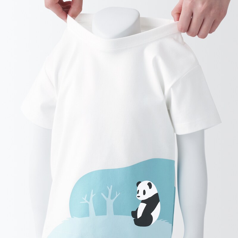 ベビー あたまするっと プリント半袖Tシャツ | 無印良品