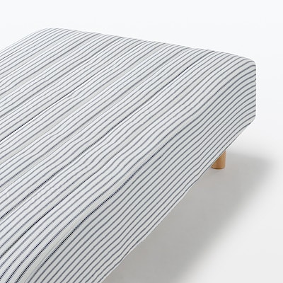 綿平織　脚付マットレス用カバー　シングル