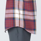 紳士　マドラスチェックボタンダウン半袖シャツ