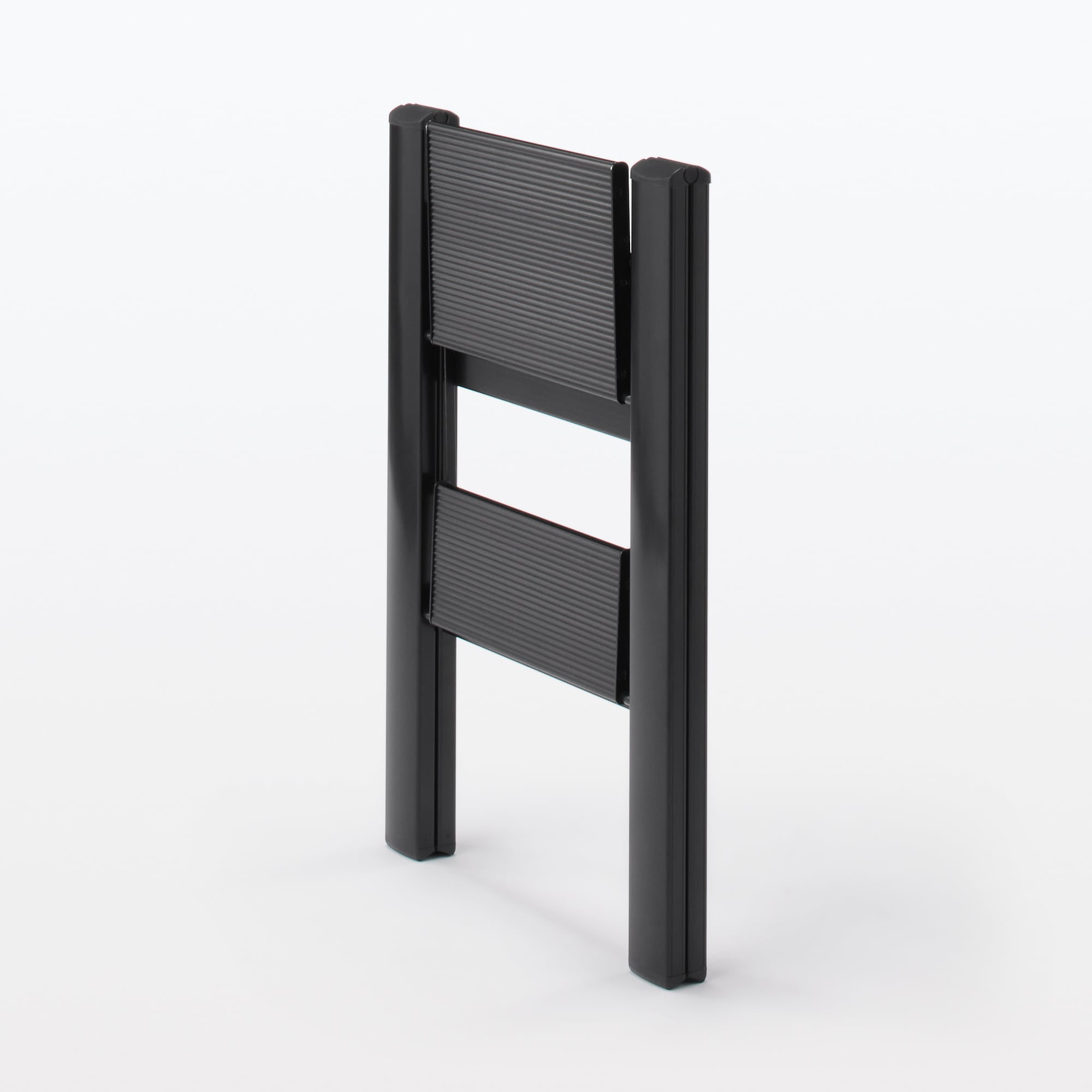 アルミ　　踏み台　２段　ダークグレー　