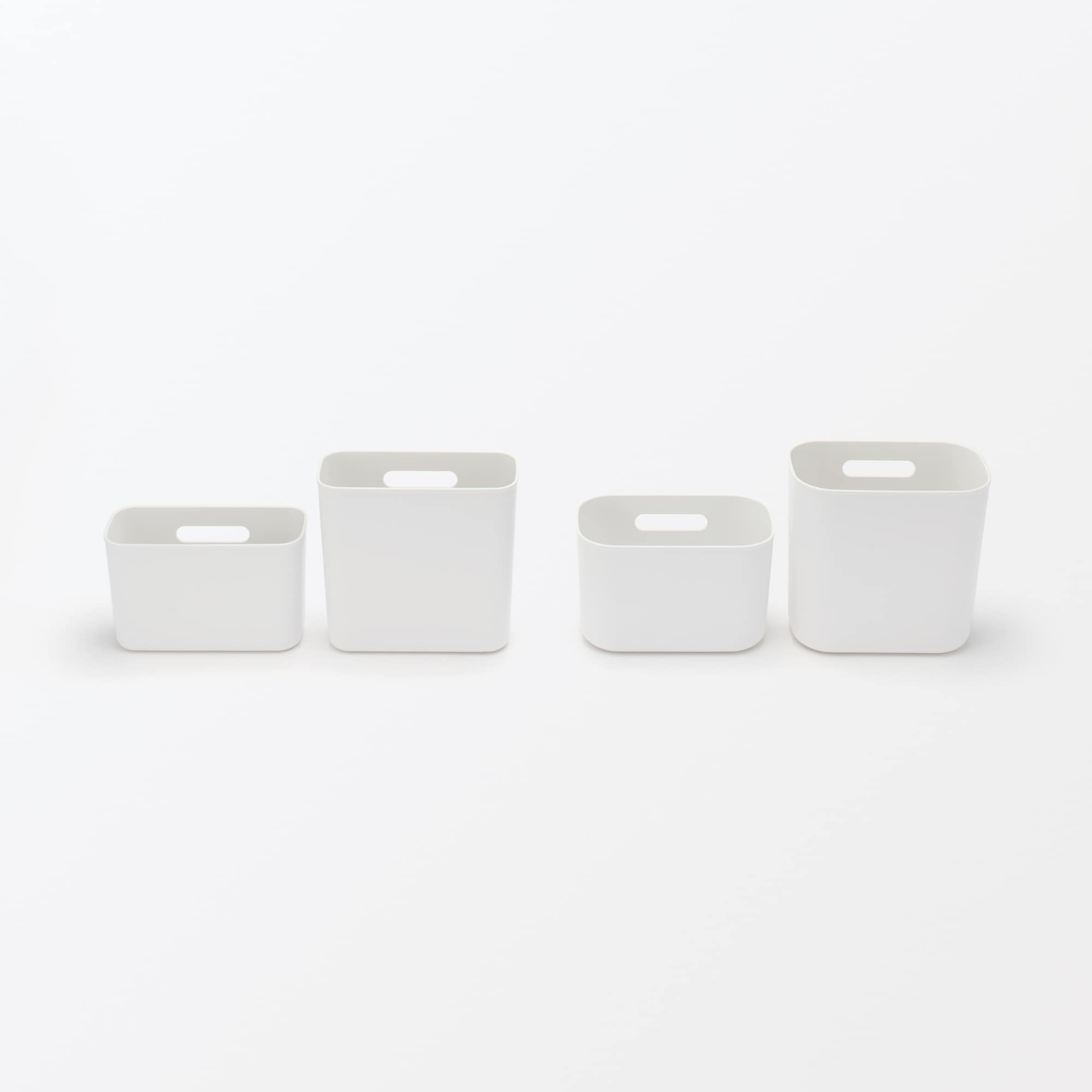 無印良品　MUJI　ケース ポリプロピレン 収納ケース ワイド 小 | 無印良品