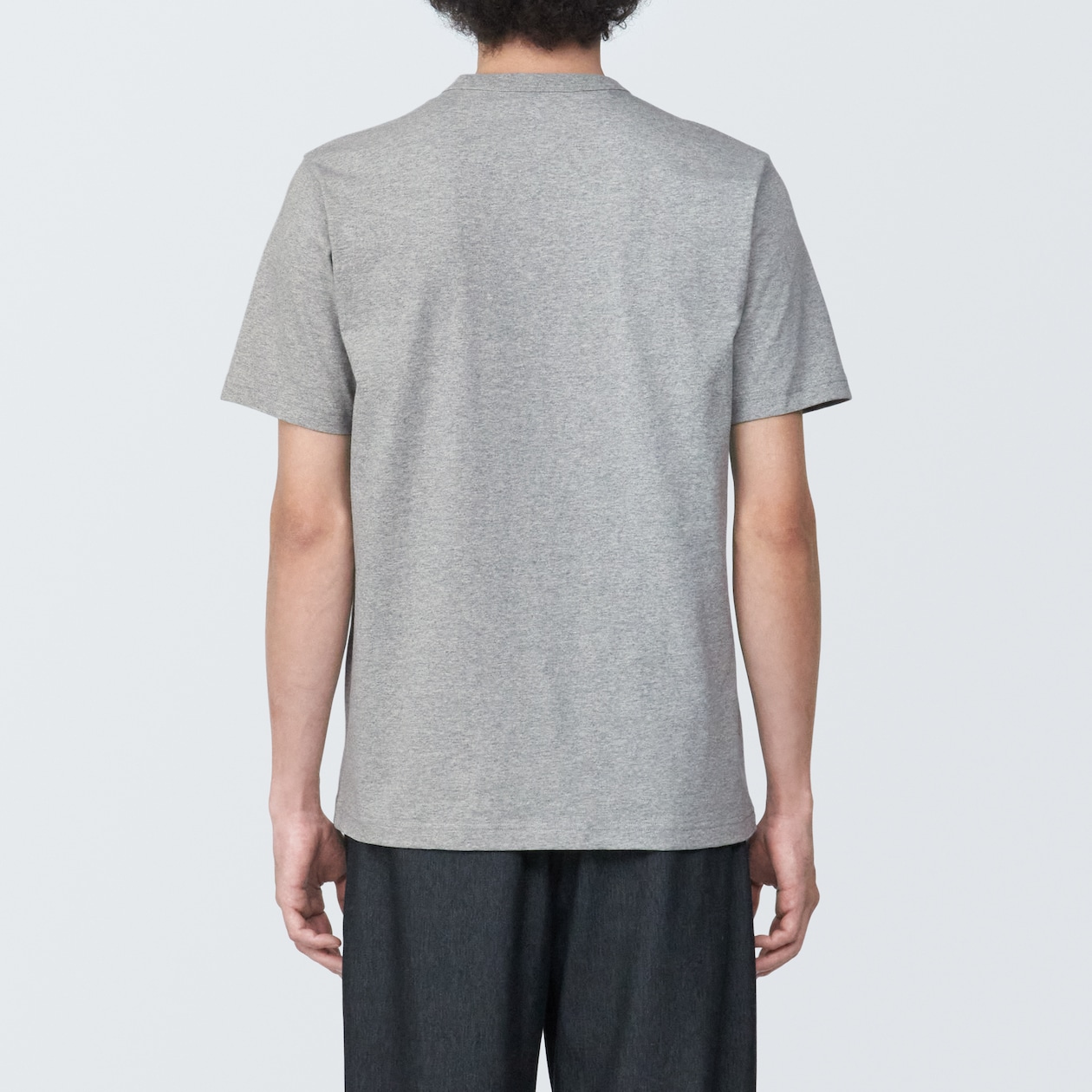 紳士　洗いざらし太番手クルーネック半袖Ｔシャツ