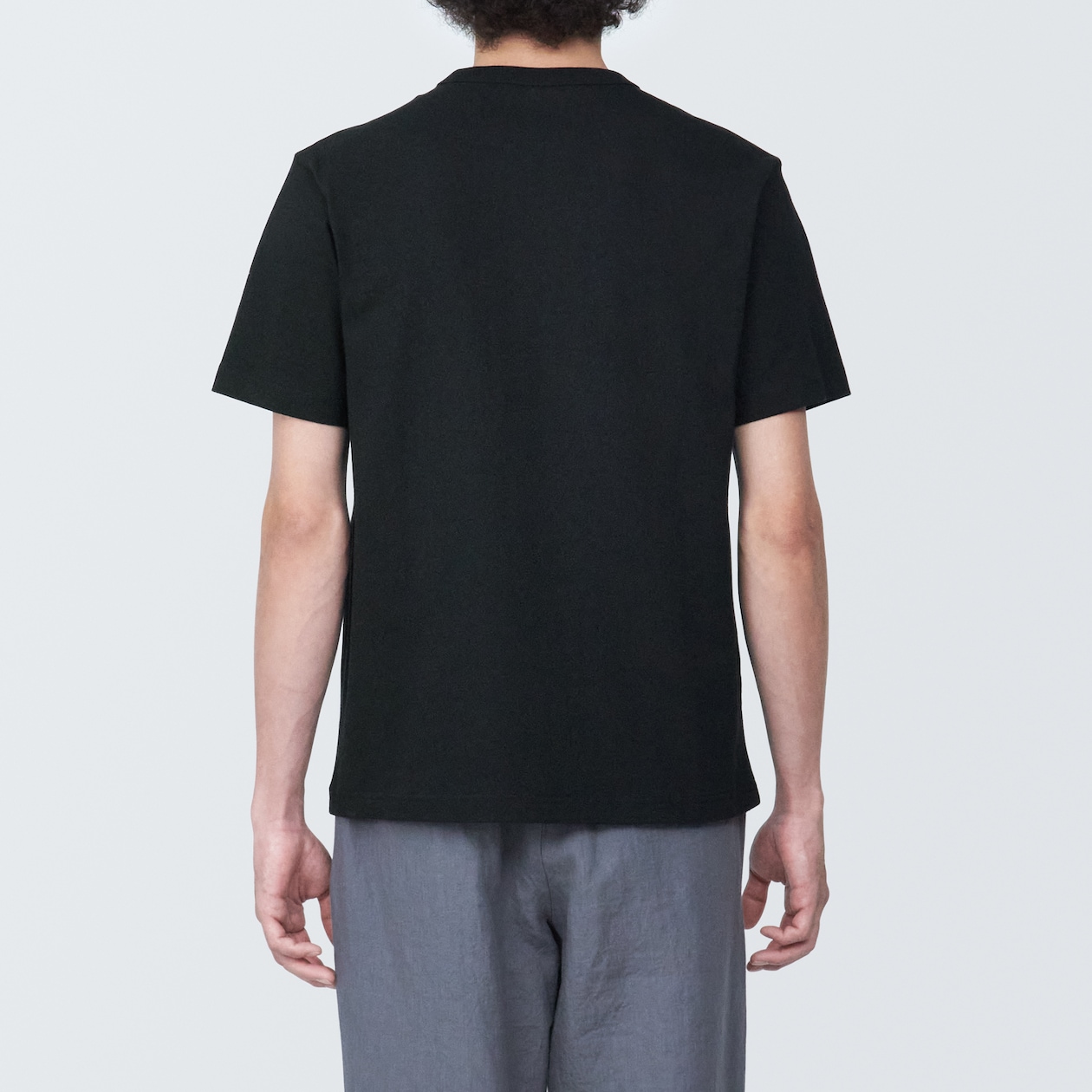 紳士　洗いざらし太番手クルーネック半袖Ｔシャツ