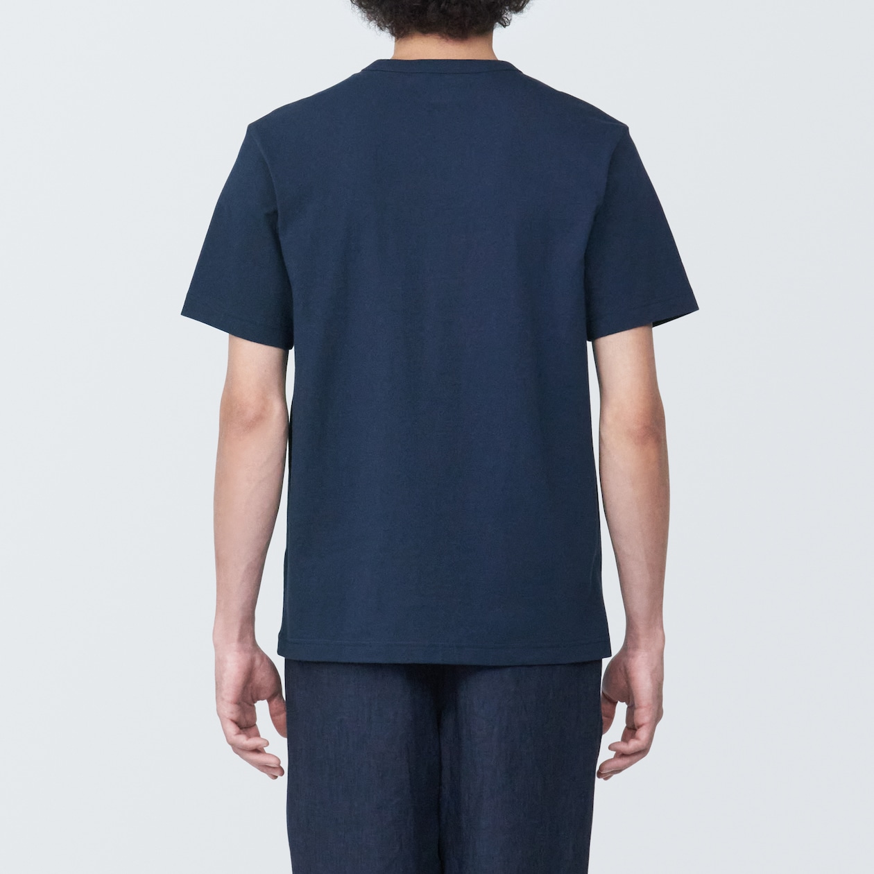 紳士　洗いざらし太番手クルーネック半袖Ｔシャツ
