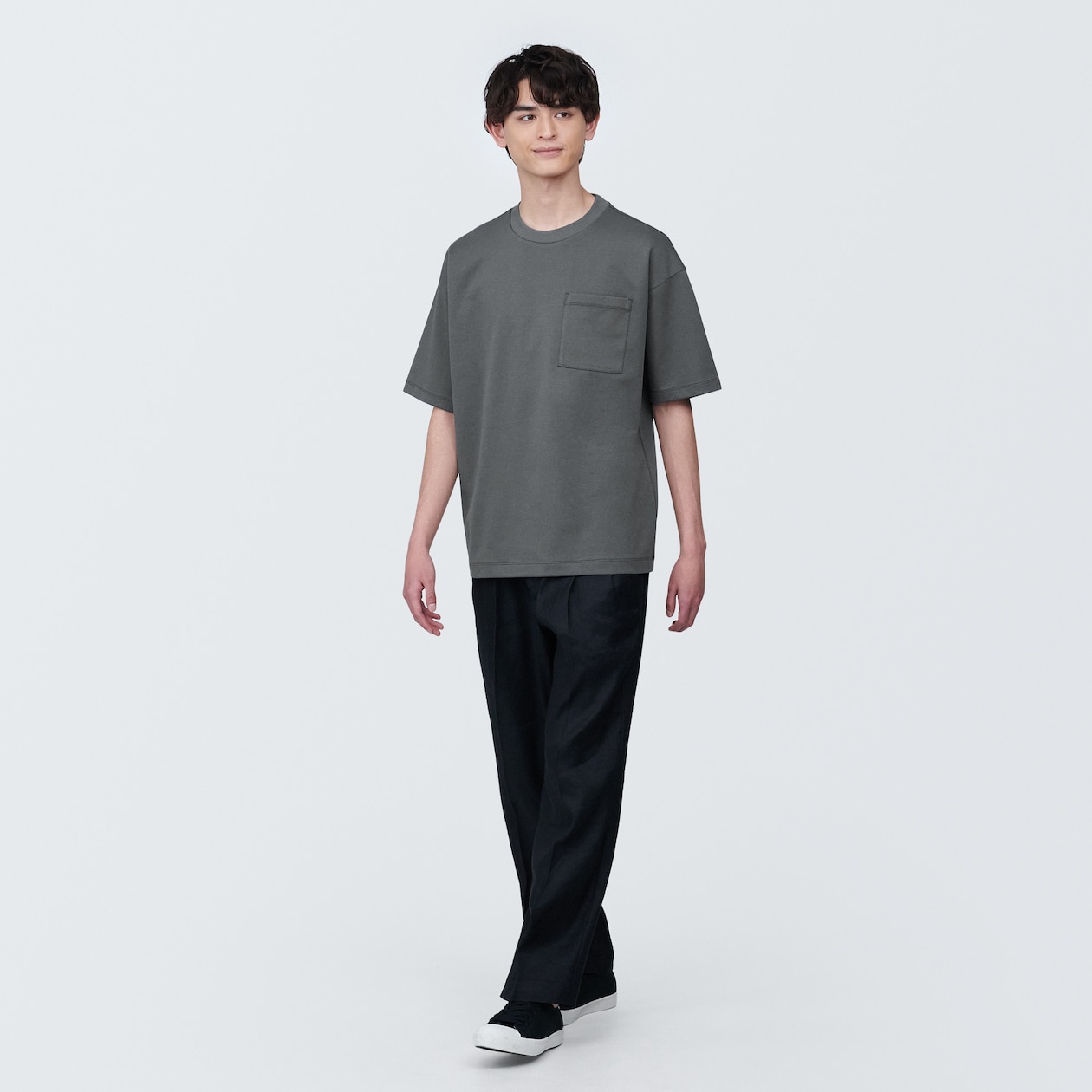 紳士　涼感ＵＶカットワイド半袖Ｔシャツ