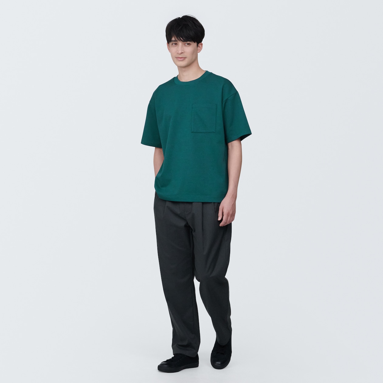 紳士　涼感ＵＶカットワイド半袖Ｔシャツ
