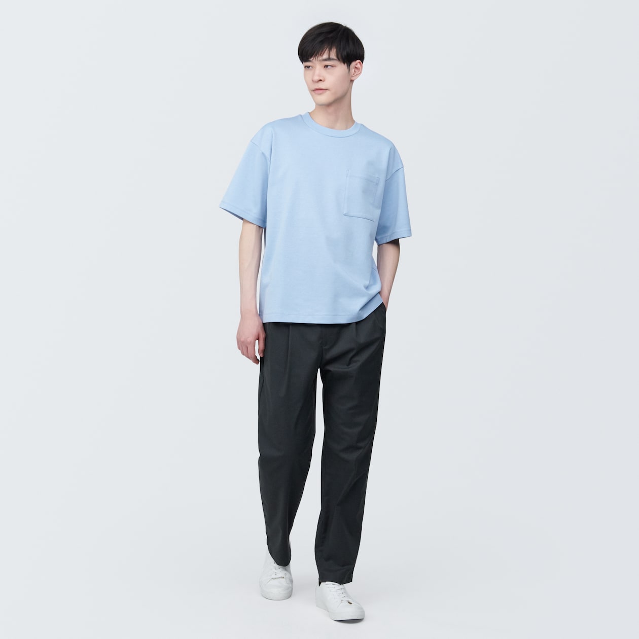紳士　涼感ＵＶカットワイド半袖Ｔシャツ
