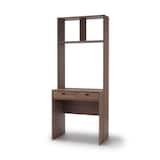 スタッキングシェルフ　カウンター　２列　ウォールナット材突板