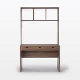 スタッキングシェルフ　カウンター　３列　ウォールナット材突板