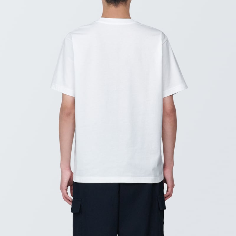 紳士 天竺編みクルーネック半袖Tシャツ | 無印良品
