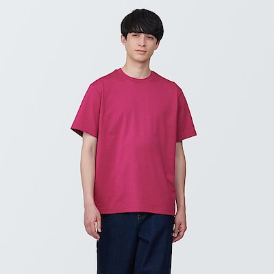 紳士　天竺編みクルーネック半袖Ｔシャツ
