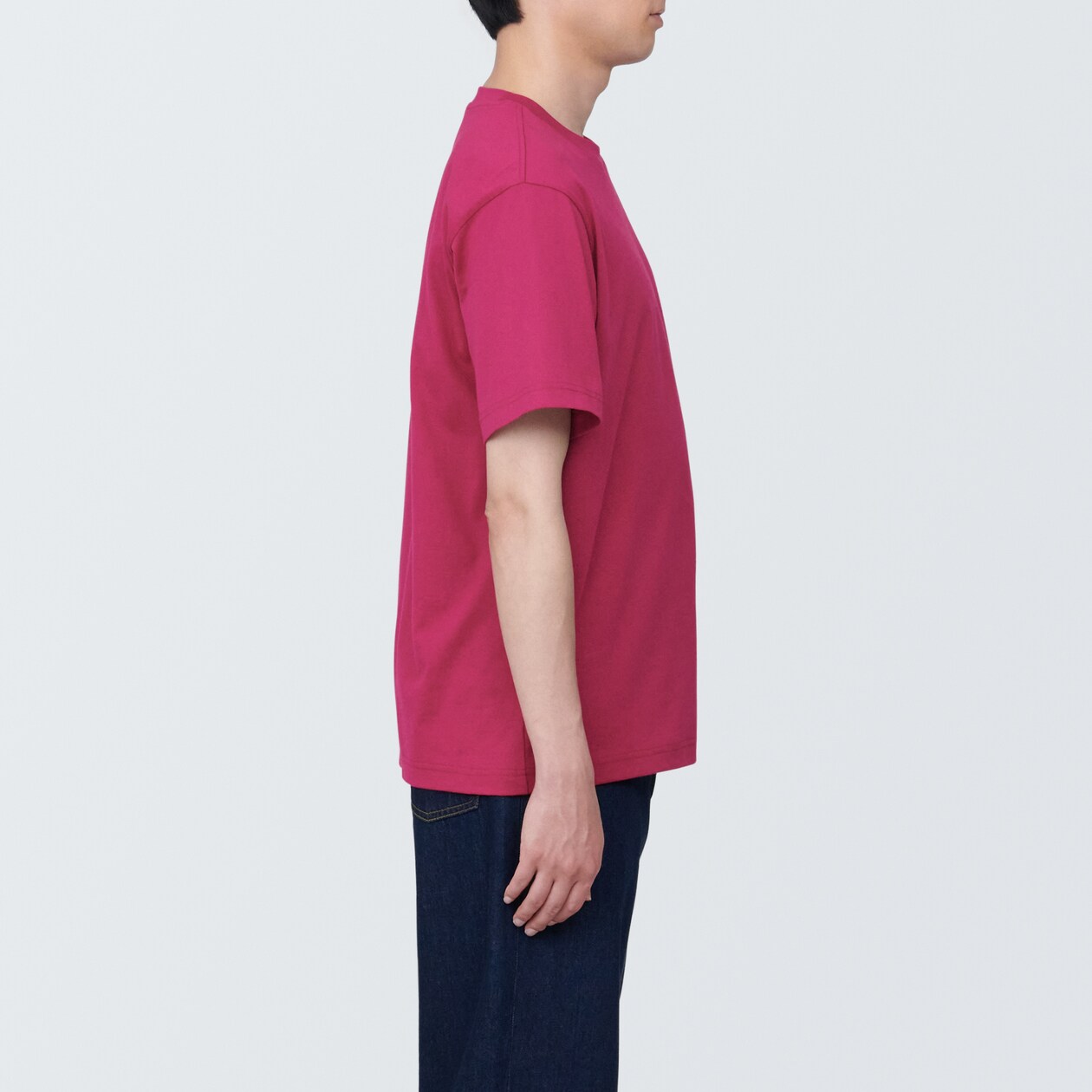 紳士　天竺編みクルーネック半袖Ｔシャツ