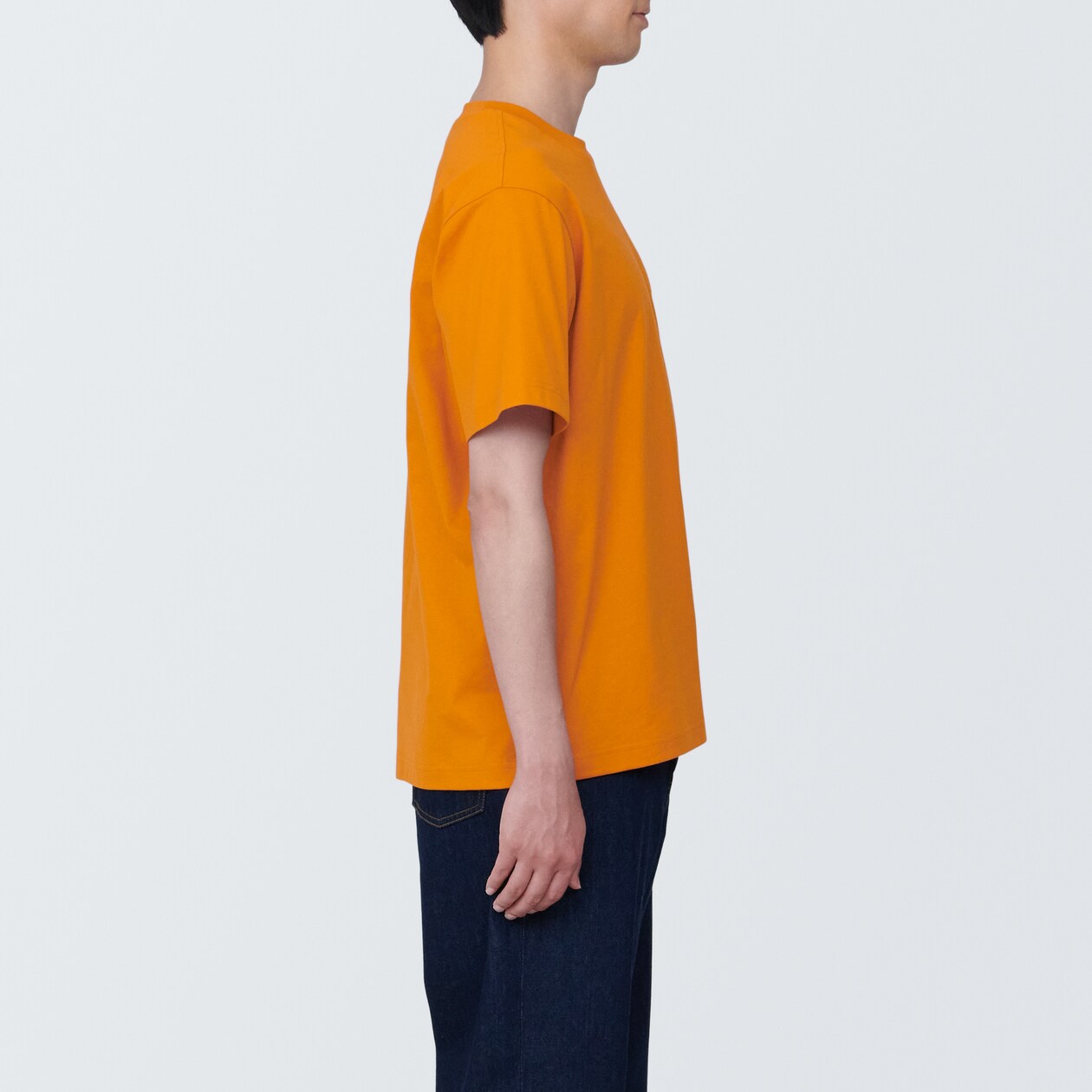 紳士　天竺編みクルーネック半袖Ｔシャツ