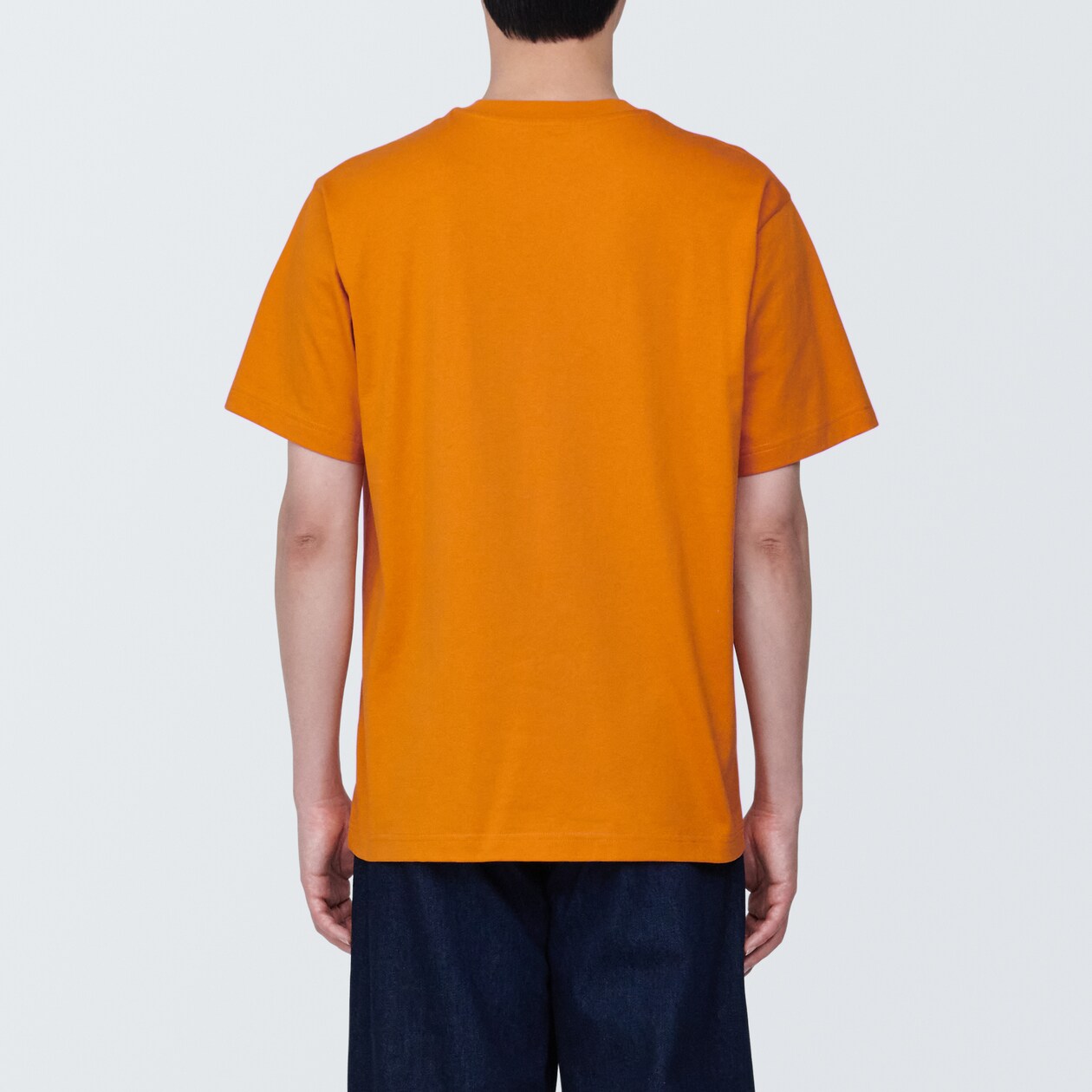 紳士　天竺編みクルーネック半袖Ｔシャツ