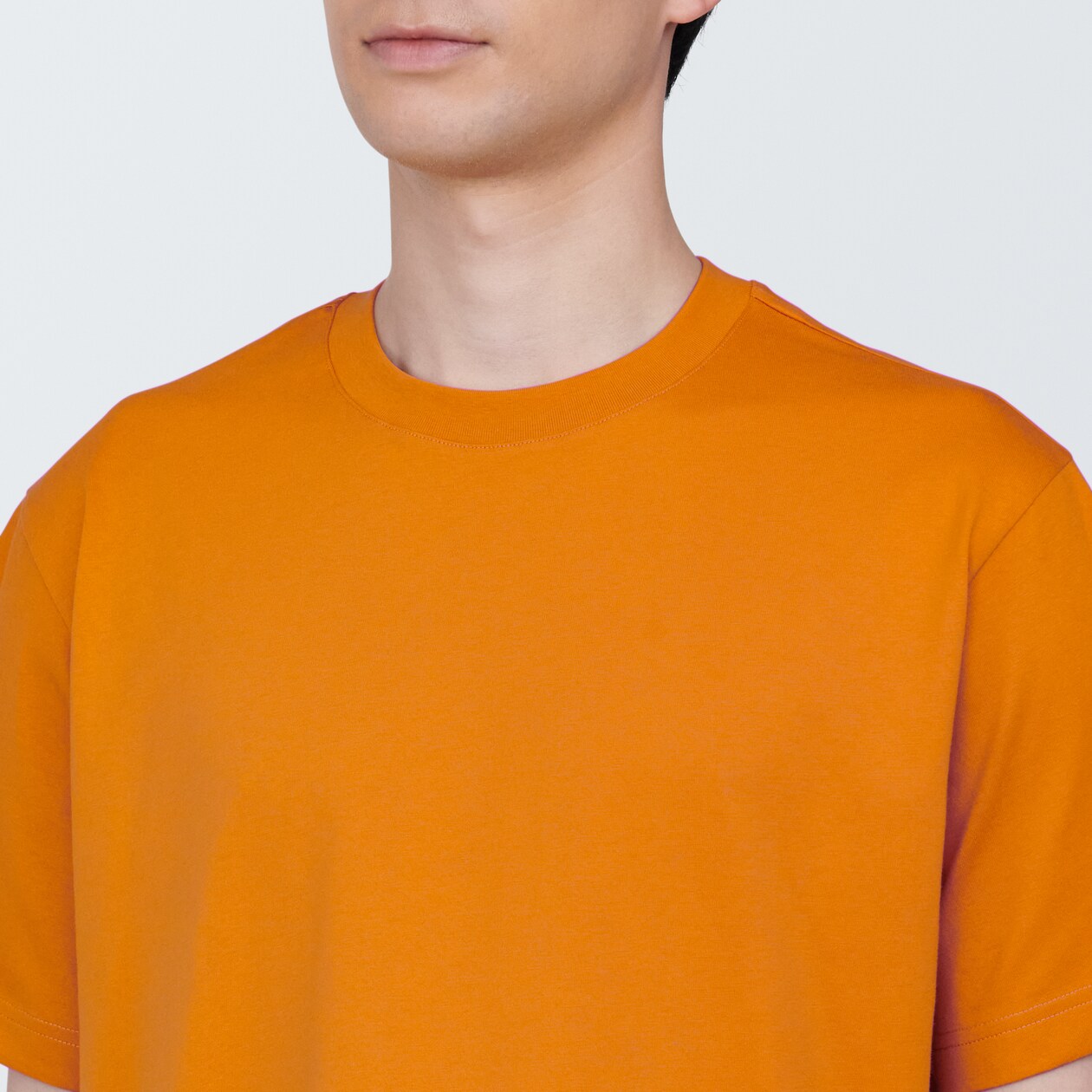 紳士　天竺編みクルーネック半袖Ｔシャツ