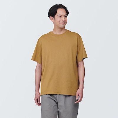 紳士　天竺編みクルーネック半袖Ｔシャツ