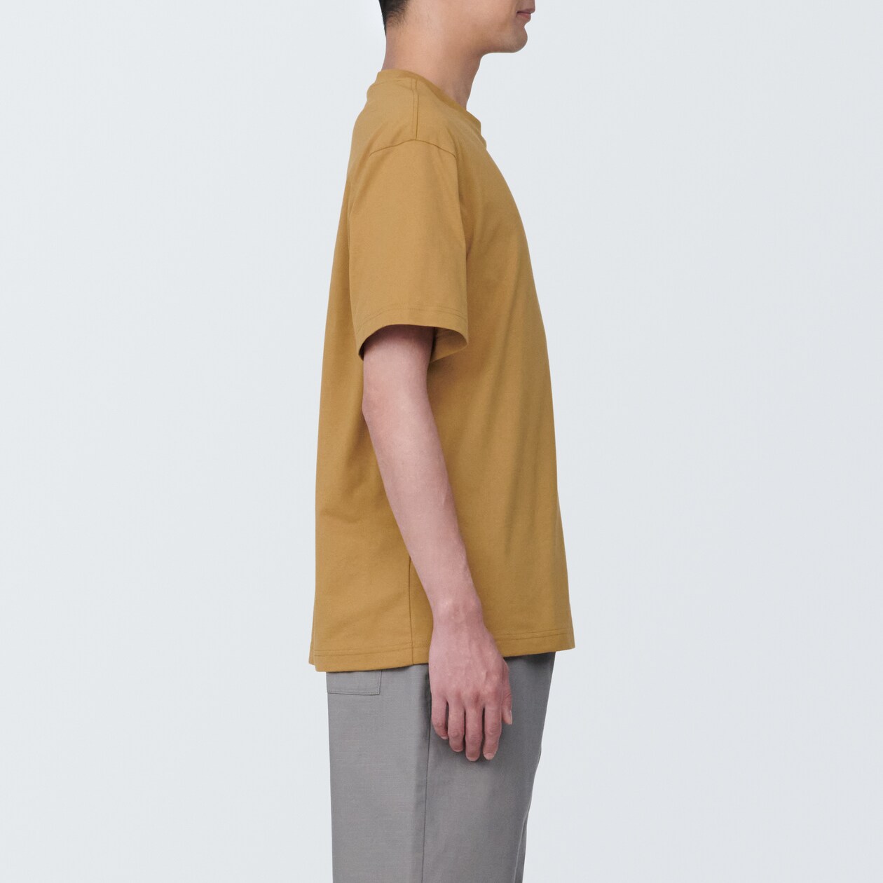 紳士　天竺編みクルーネック半袖Ｔシャツ
