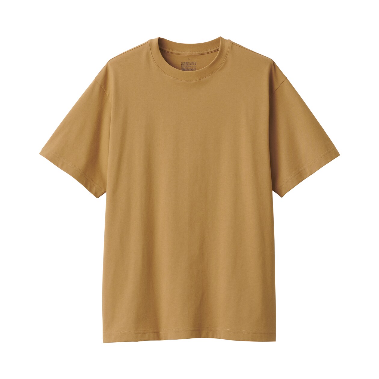 紳士　天竺編みクルーネック半袖Ｔシャツ