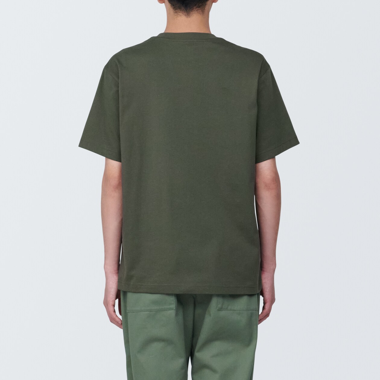 紳士　天竺編みクルーネック半袖Ｔシャツ