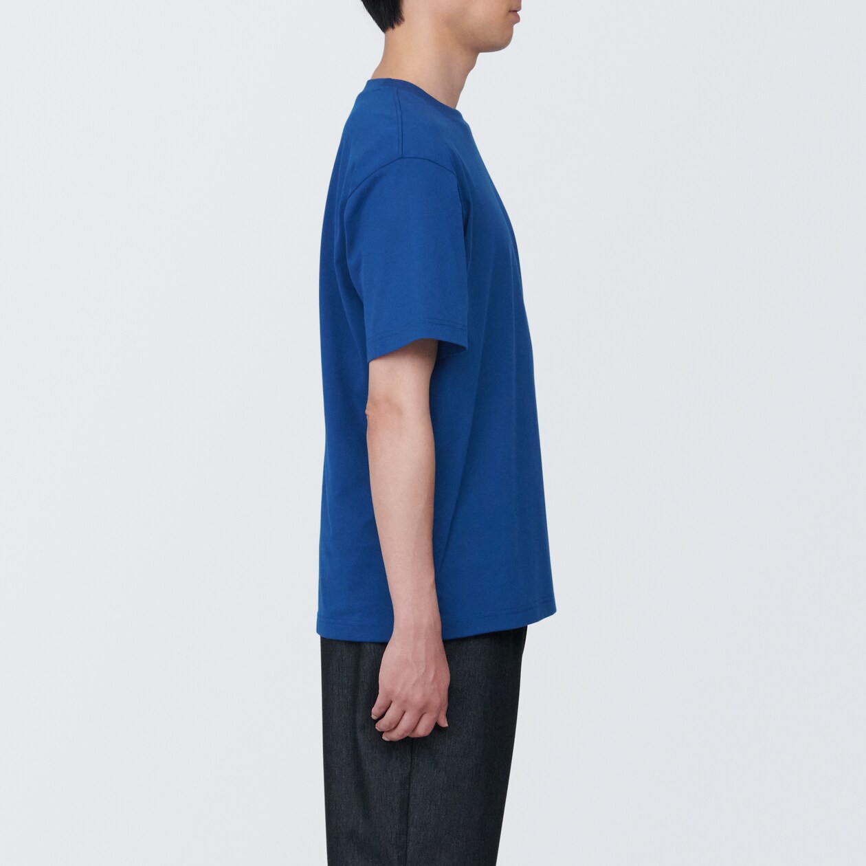 紳士　天竺編みクルーネック半袖Ｔシャツ