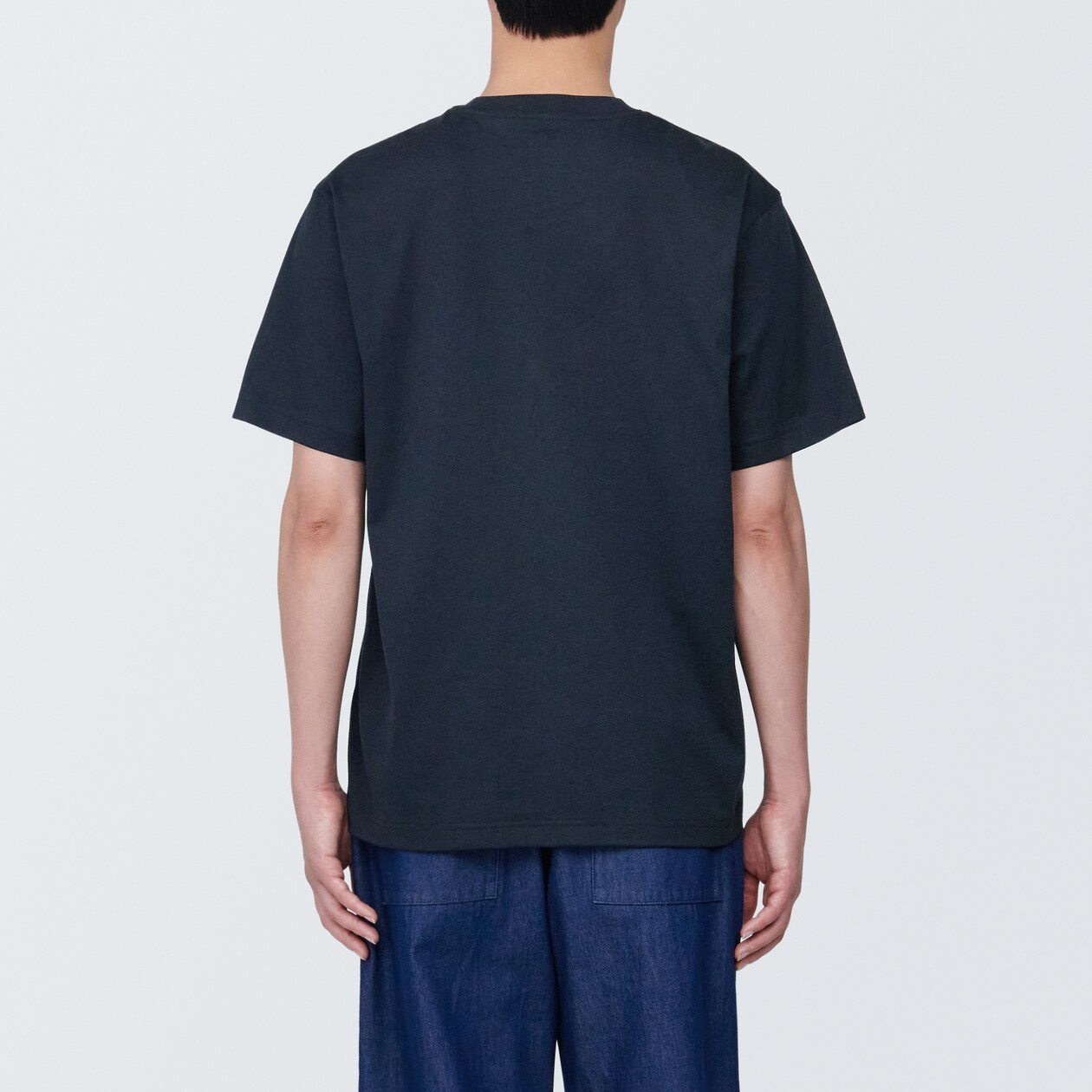 紳士　天竺編みクルーネック半袖Ｔシャツ
