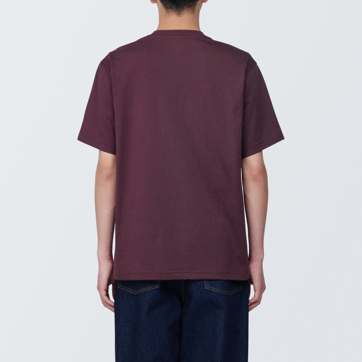 紳士　天竺編みクルーネック半袖Ｔシャツ