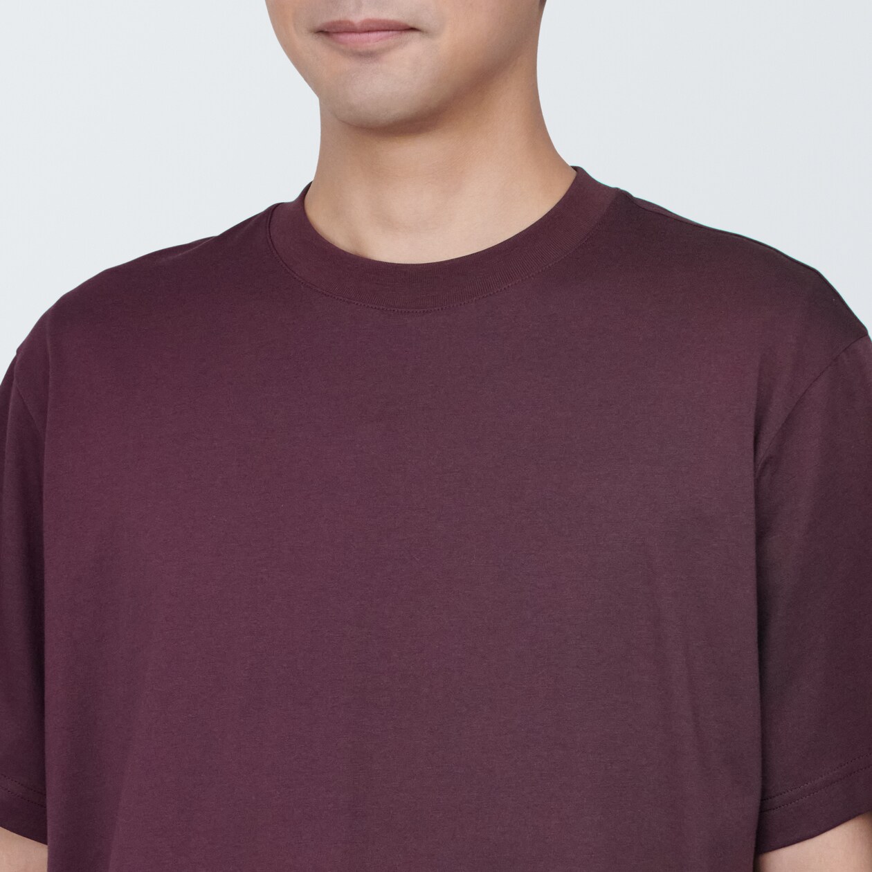 紳士　天竺編みクルーネック半袖Ｔシャツ