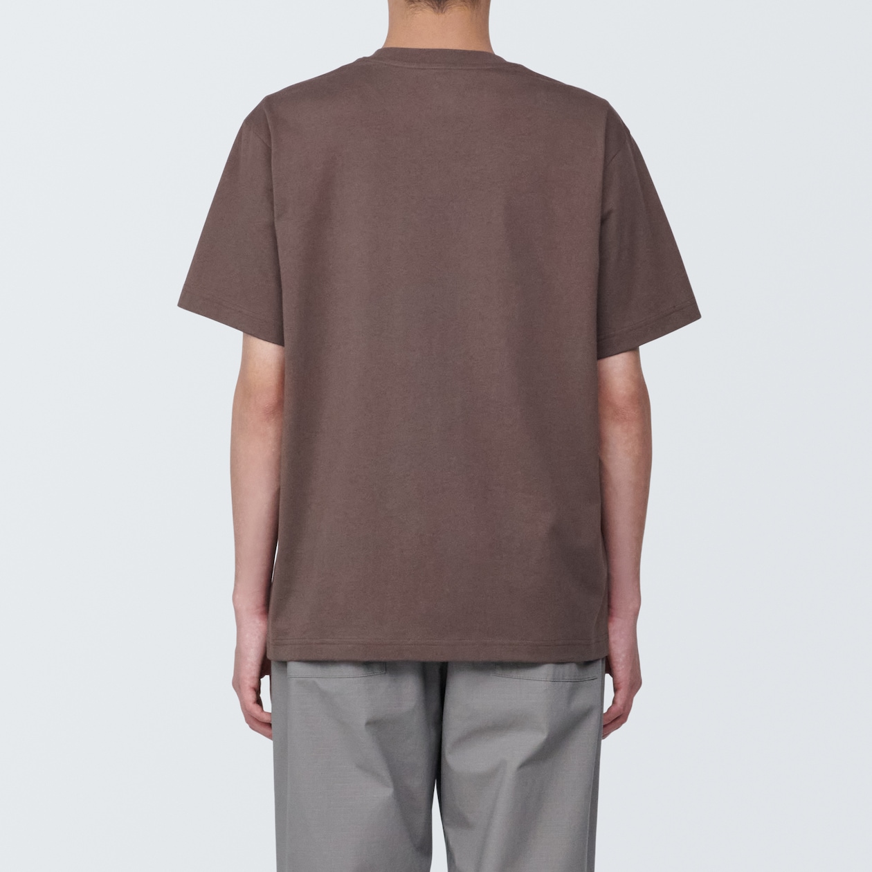 紳士　天竺編みクルーネック半袖Ｔシャツ