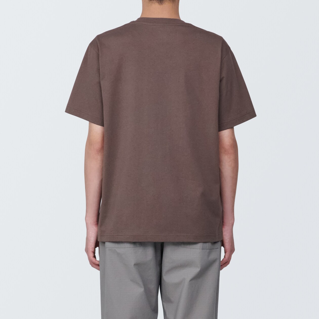 紳士　天竺編みクルーネック半袖Ｔシャツ
