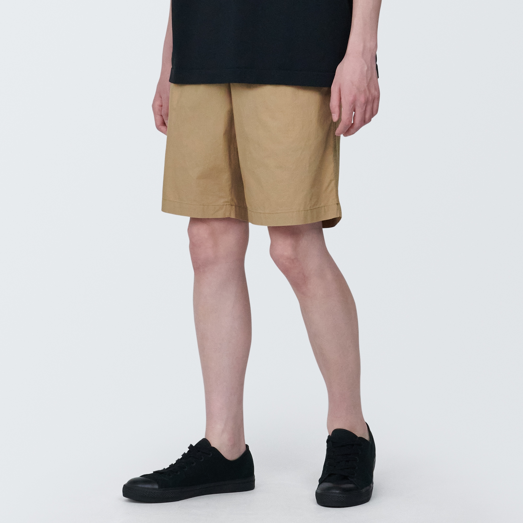 無印良品ショートパンツ 婦人 洗いざらし ブロードショートパンツ | 無印良品