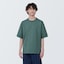 紳士　ＵＶカット天竺編みクルーネック半袖ニットＴシャツ