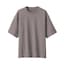 紳士　ＵＶカット天竺編みクルーネック半袖ニットＴシャツ