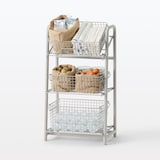 スチールパイプ収納ラック用バスケットセット