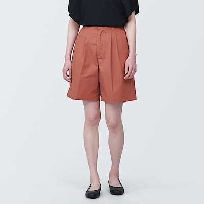 婦人　ストレッチタックハーフパンツ