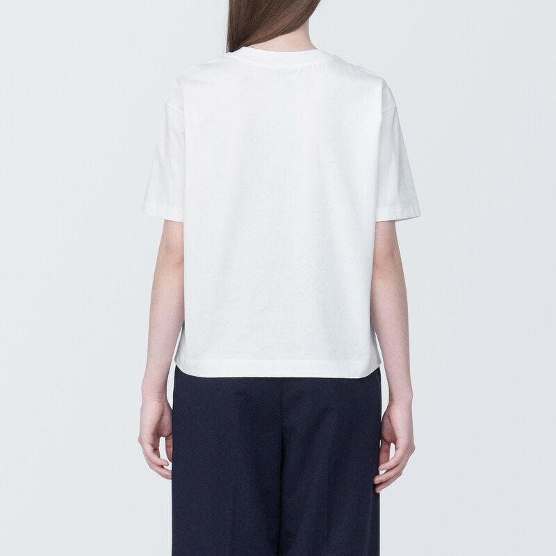 婦人 天竺編みクルーネック半袖Tシャツ | 無印良品
