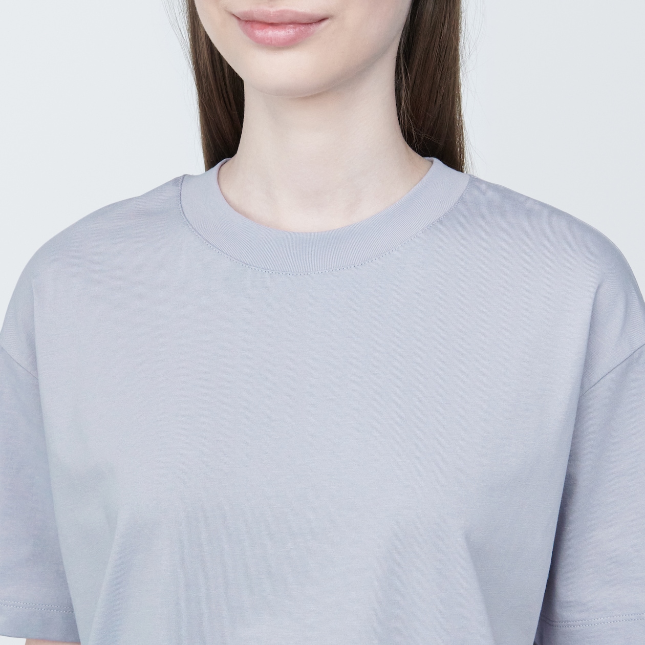 婦人　天竺編みクルーネック半袖Ｔシャツ