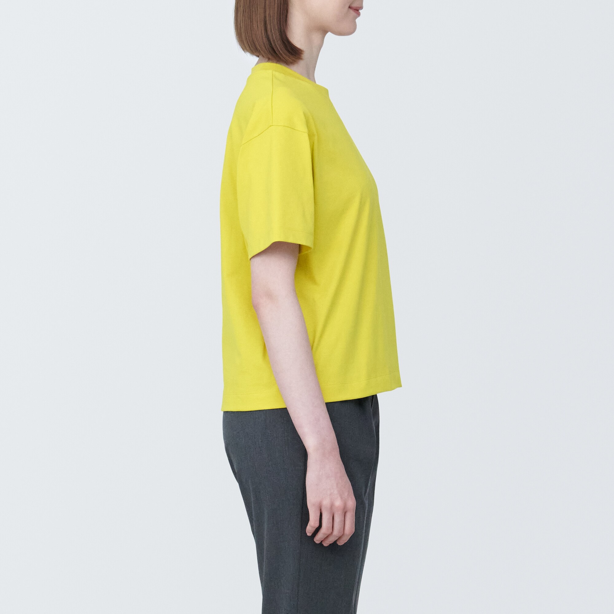 婦人　天竺編みクルーネック半袖Ｔシャツ