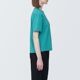 婦人　天竺編みクルーネック半袖Ｔシャツ