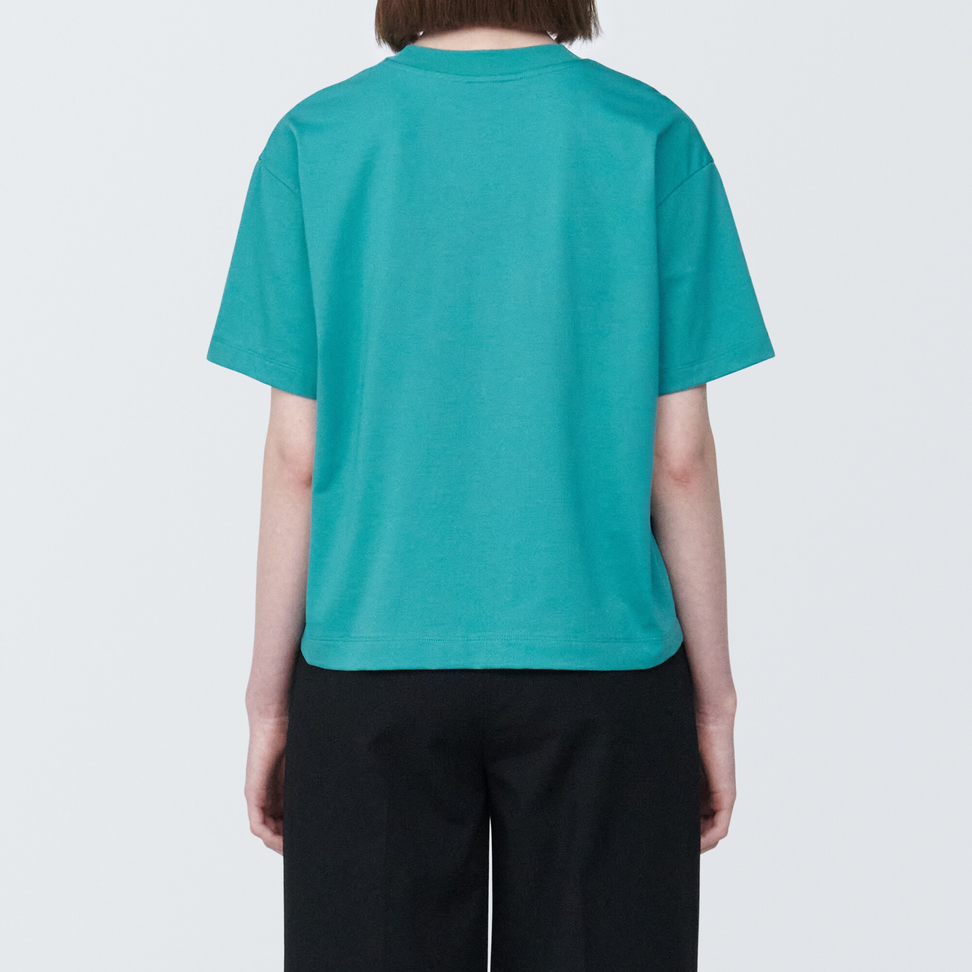 婦人　天竺編みクルーネック半袖Ｔシャツ