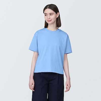 婦人　天竺編みクルーネック半袖Ｔシャツ