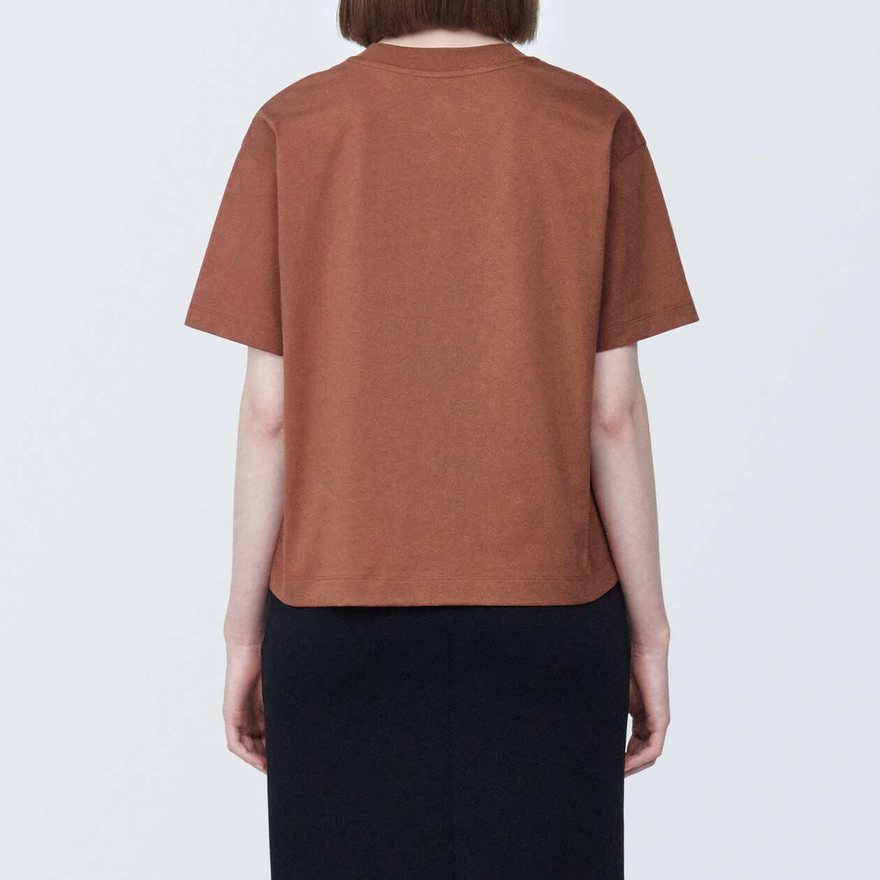 婦人　天竺編みクルーネック半袖Ｔシャツ
