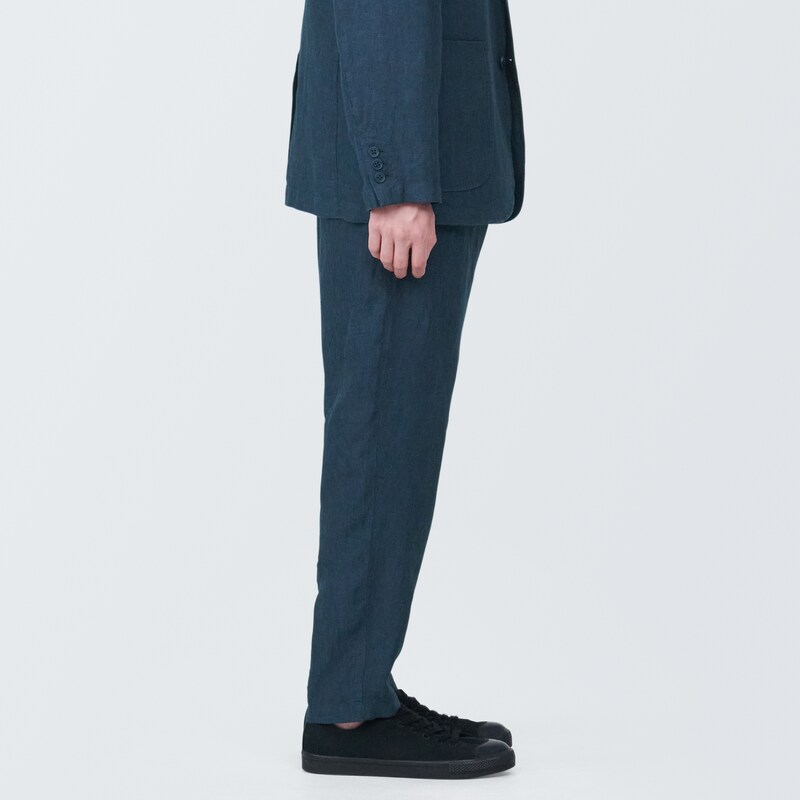 紳士 リネンテーパードパンツ | 無印良品