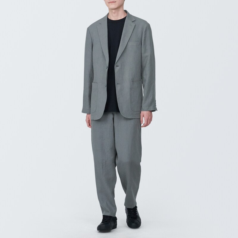 紳士 リネンテーパードパンツ | 無印良品