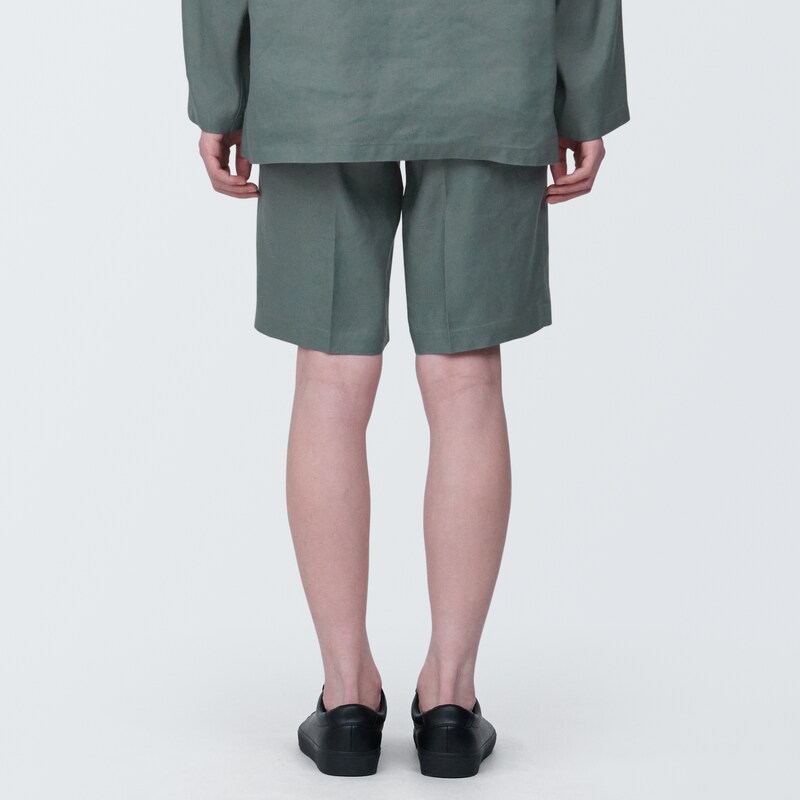 紳士　ヘンプ混ショートパンツ