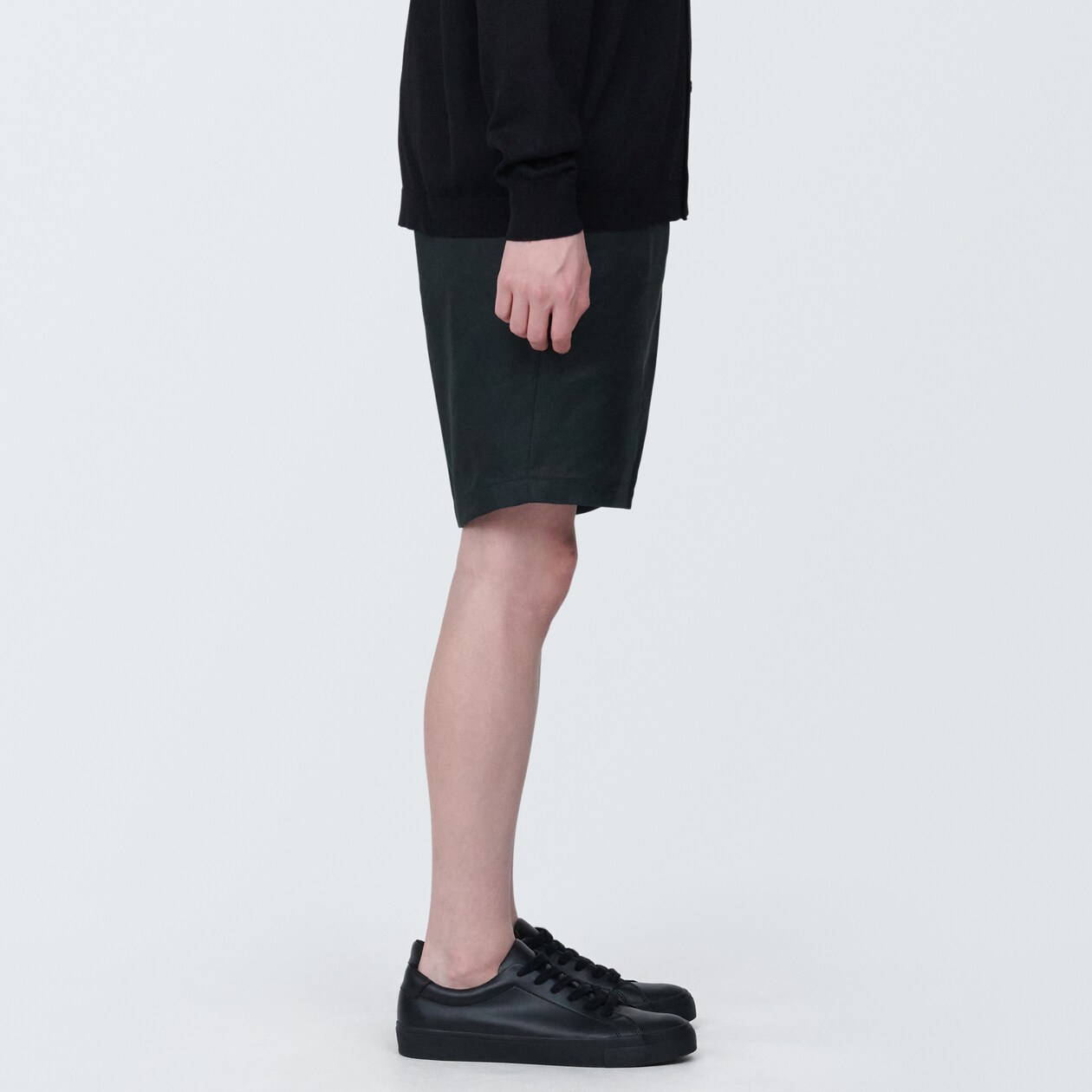 紳士　ヘンプ混ショートパンツ